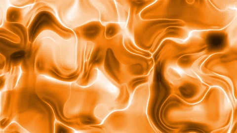 Abstract dark orange gradient and white flowing liquid texture Stock Footage 283376402