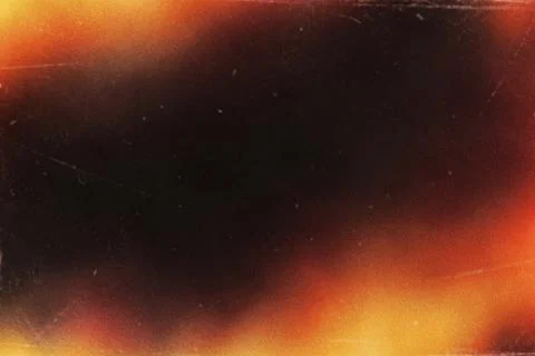 Abstract Dark Orange Gradient Grainy Texture Background 库存插图