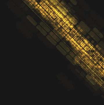 Abstract dark orange tech geometric background Illustrazione stock