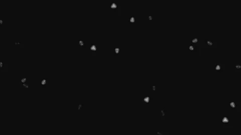 Abstract dark particles drifting in low light with cinematic motion blur fo.. Stock Footage 341652237