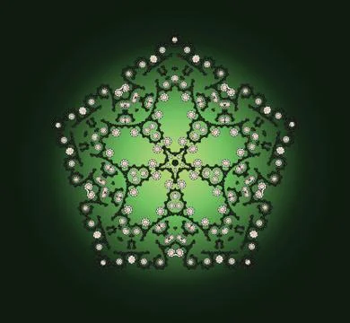 Abstract dark pattern Stock Illustration