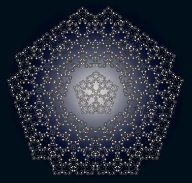 Abstract dark pattern Illustrazione stock