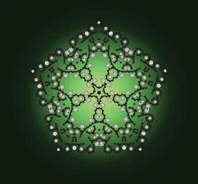 Abstract dark pattern Stock Illustration