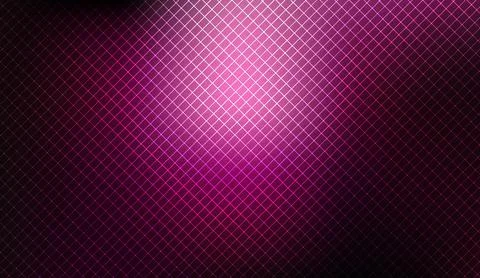 Abstract dark pink mesh grid background with glowing light effect and diagonal Stock Illustration