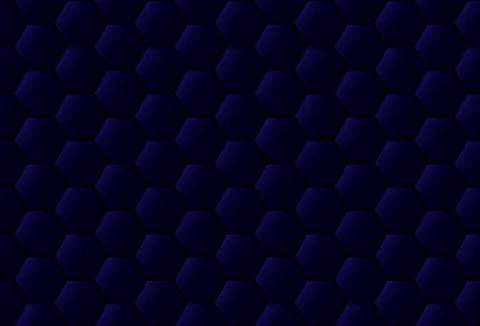 Abstract dark polygonal hexagonal seamless pattern Illustrazione stock