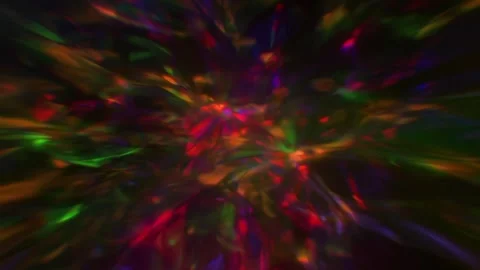 Abstract Dark Prism Energy Background With Multicolor Light Burst Stock Footage 332298613