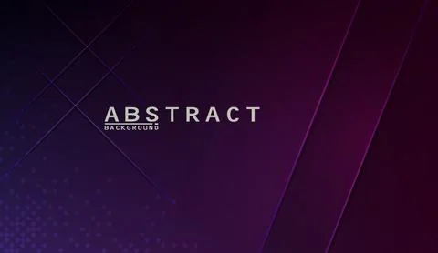 Abstract dark purple background design featuring diagonal lines and subtle Stock Illustration