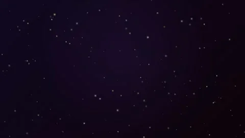 Abstract Dark Purple Background with Floating Golden Glitter Particles and Soft Stock Footage 345427663