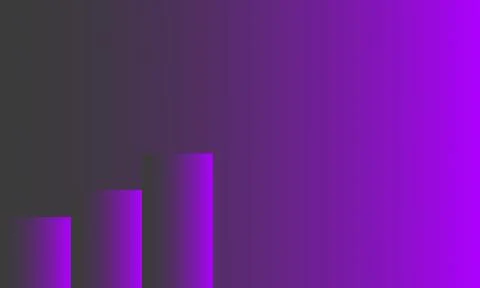 Abstract dark purple background with object shape and color gradation Illustrazione stock