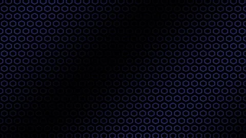Abstract dark purple background with a repeating geometric honeycomb pattern Video stock 335118100