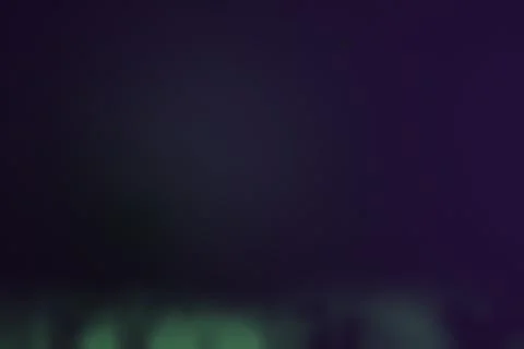 Abstract dark purple background with soft green gradient light at bottom bl.. Stockillustratie