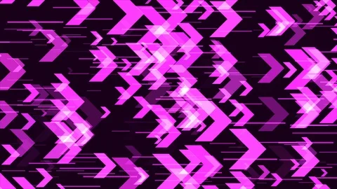 Abstract dark purple digital background with pink arrow wave particles Stock Footage 102689117