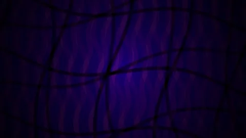 Abstract Dark Purple Grid Motion Background with Pulsing Light Effects. Stock Footage 340487999