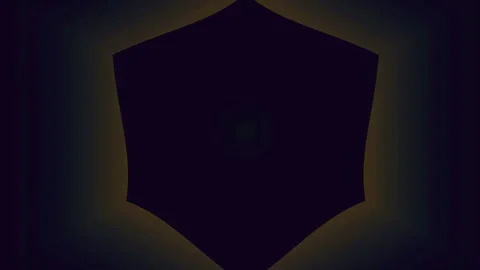 Abstract dark purple hexagon motion pulsating against black background Stock-Footage 341801629