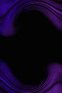 Abstract Dark Purple Liquid Wave Background with Neon Violet Gradients Stock Illustration
