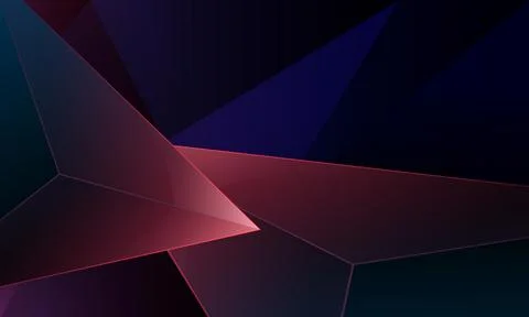Abstract dark purple polygon triangles shape pattern on background. 스톡 일러스트