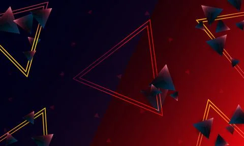 Abstract dark purple polygon triangles shape pattern on background. イラスト素材