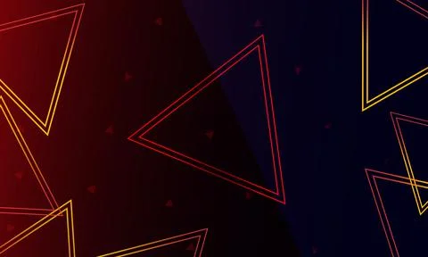 Abstract dark purple polygon triangles shape pattern on background. Illustrazione stock