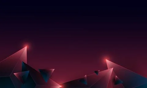 Abstract dark purple polygon triangles shape pattern on background. Stock Illustration