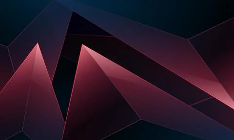 Abstract dark purple polygon triangles shape pattern on background. 스톡 일러스트