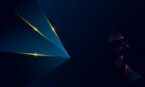 Abstract dark purple polygon triangles shape pattern on background. Stock Illustration