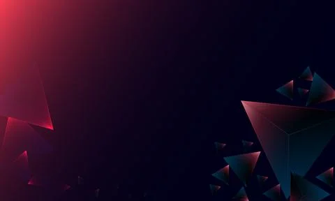 Abstract dark purple polygon triangles shape pattern on background. Stock Illustration