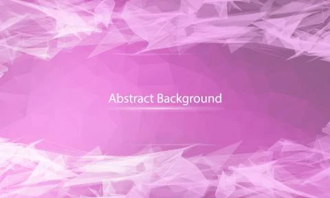 Abstract Dark Purple polygonal surface background. Low poly mesh design with  Stock Illustration