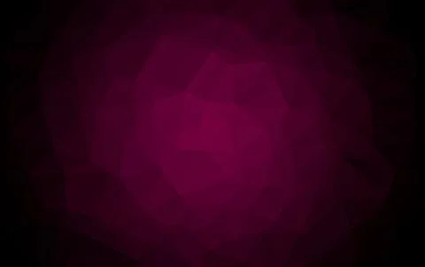 Abstract Dark Purple vector Low poly crystal background. Polygon design patte Stock Illustration
