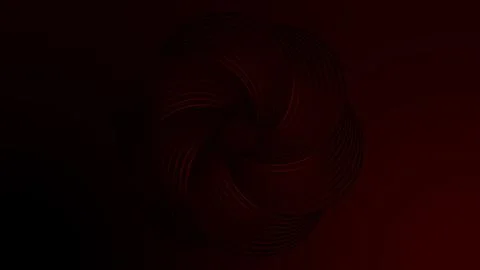Abstract Dark Red and Black Geometric Spiral Vortex Background Stock Illustration