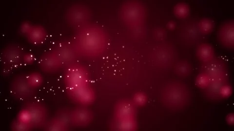 Abstract dark red background, with floating glowing, particles and soft, bo.. Stock Footage 346241606
