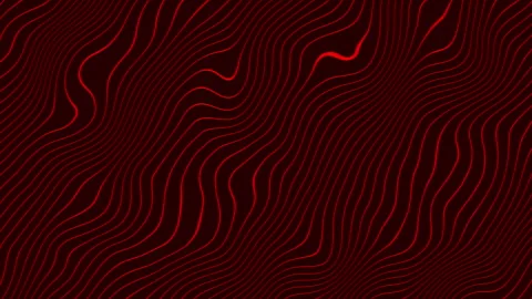 Abstract dark red background with red wavy lines Stock Footage 285135330