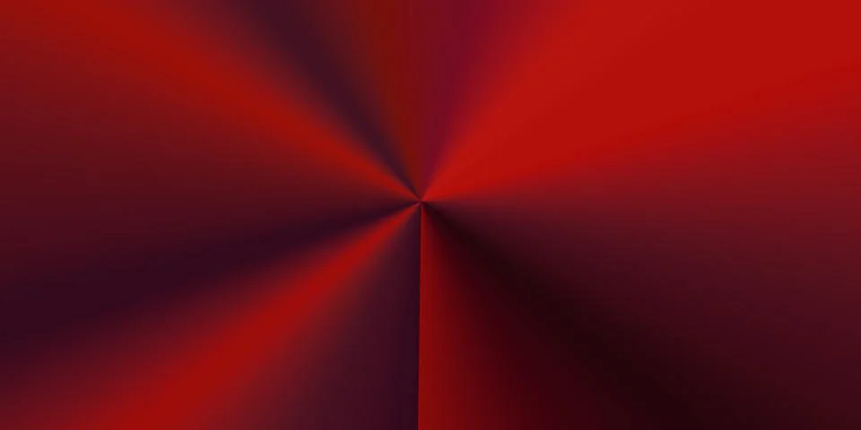 Abstract Dark Red Conical Gradient Background with Metallic Texture Rays Stock Illustration