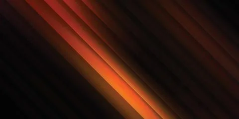 Abstract dark red diagonal lines background with glowing orange center gradient Stock Illustration