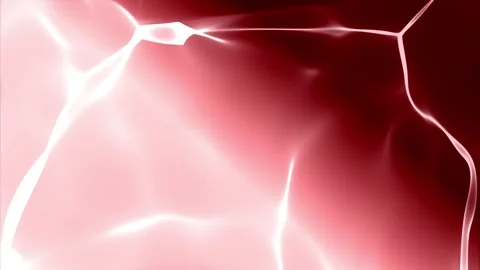 Abstract dark red fluid background with glowing lines loop Stock Footage 336211055