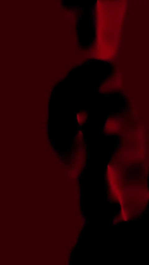 Abstract Dark Red Fluid Smoke Motion Background Loop Stock Footage 336965989