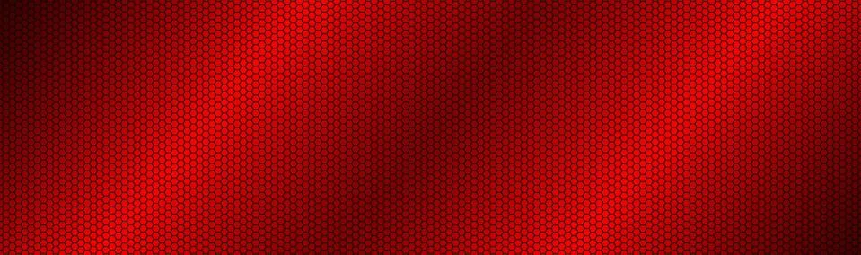 Abstract dark red geometric hexagonal mesh material header. Perforated metallic Stock Illustration