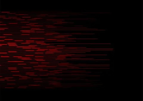 Abstract dark red geometric stripes and lines tech background Stock Illustration