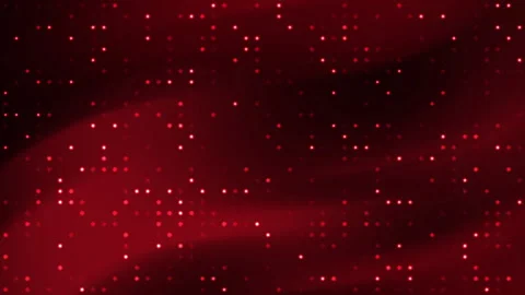Abstract dark red gradient background with glowing white pixel grid on deep red  Vidéo 336296690