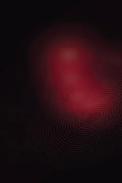 Abstract dark red gradient background with flowing light rings for elegant .. Stock Illustration