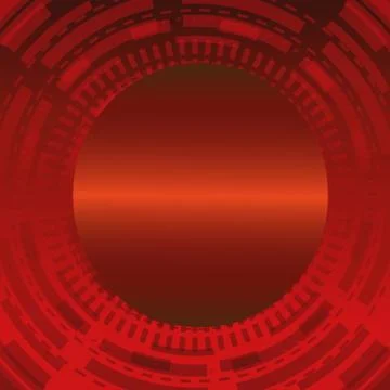 Abstract dark red technical circle background Stock Illustration