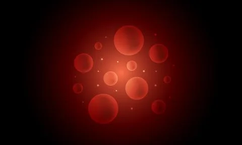 Abstract dark red texture with a bubbles. red circle. soft bubbles. Stock Illustration