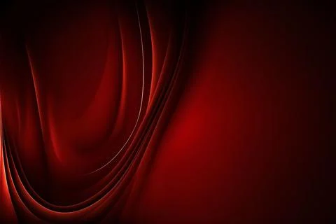 Abstract Dark Red Wave Background Design Stock Illustration