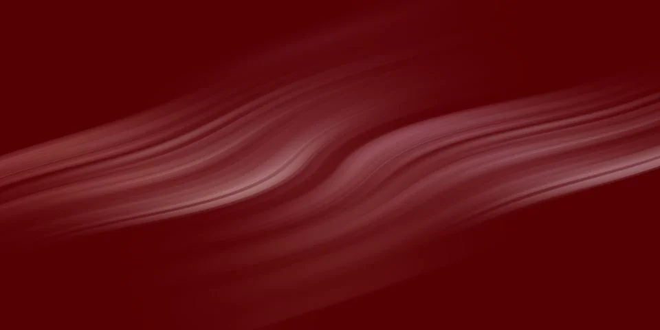 Abstract Dark Red Wave Background with Smooth Silk Lines Stock Illustration