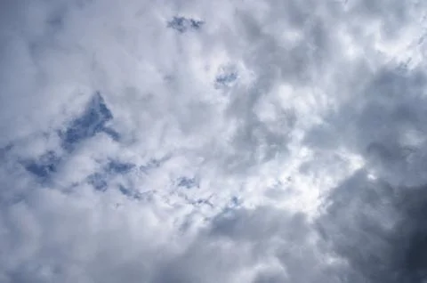 Abstract dark sky with moving clouds Stock Photos