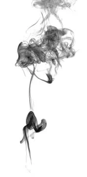 Abstract dark smoke Stock Photos