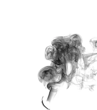 Abstract dark smoke Stock Photos