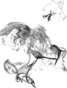 Abstract dark smoke Stock Photos