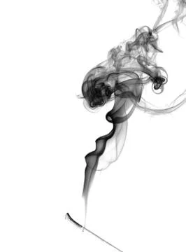Abstract dark smoke Stock Photos