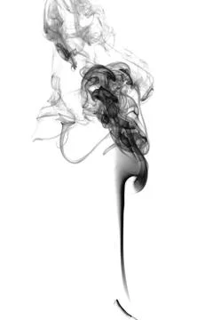 Abstract dark smoke Foto stock