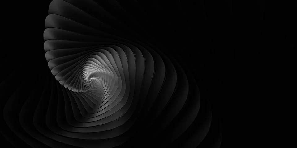 Abstract dark space architecture,perspective of future design building concept Ilustración de archivo